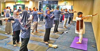 Yayasan Anand Ashram Hadirkan AIM Yoga di Rakernas Pendidikan Islam 2025